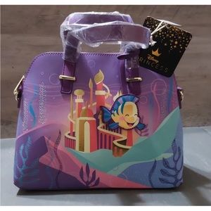 The Little Mermaid Castle Loungefly Crossbody